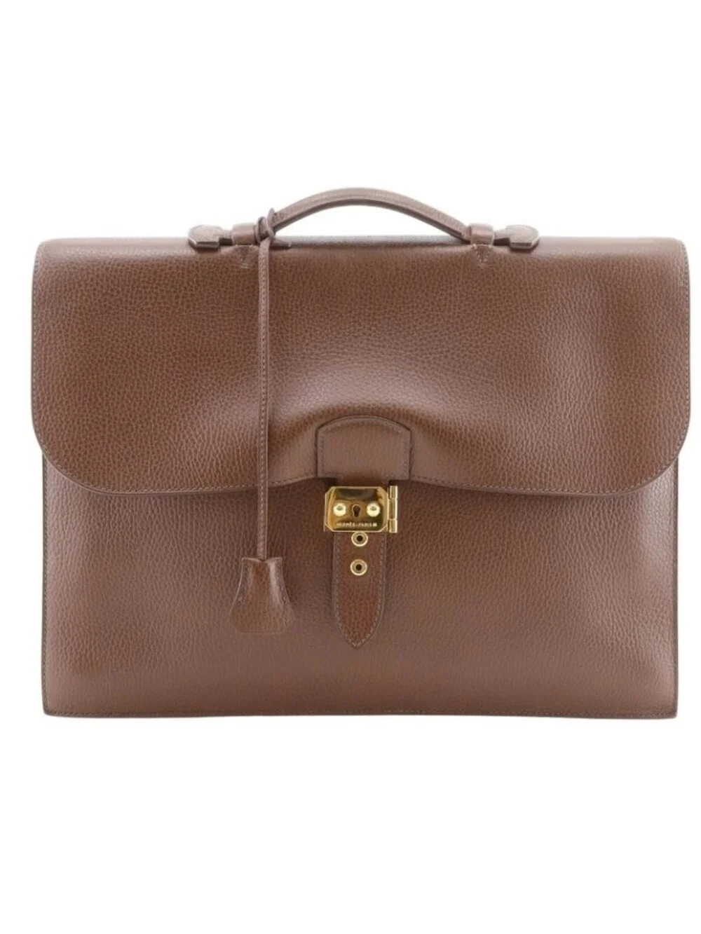 Hermes Sac a Depeche 38 Fjord Brown C Business Bag